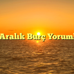 22 Aralık Burç Yorumları