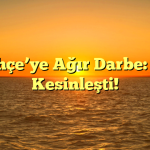 F.Bahçe’ye Ağır Darbe: Ceza Kesinleşti!