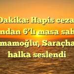 Son Dakika: Hapis cezasının ardından 6’lı masa sahaya indi!  İmamoğlu, Saraçhane’de halka seslendi