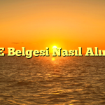 TSE Belgesi Nasıl Alınır?