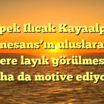 İpek Ilıcak Kayaalp: “Rönesans’ın uluslararası ödüllere layık görülmesi bizi daha da motive ediyor”